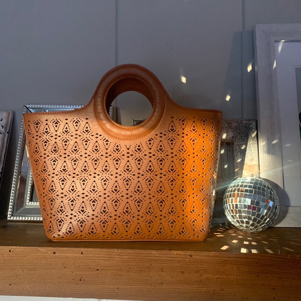 Free People Leather Bucket Bag